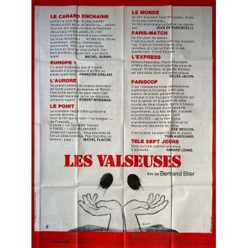 GOING PLACES French Movie Poster Text version. - 47x63 in. - 1974 - Bertrand Blier, Patrick Dewaere