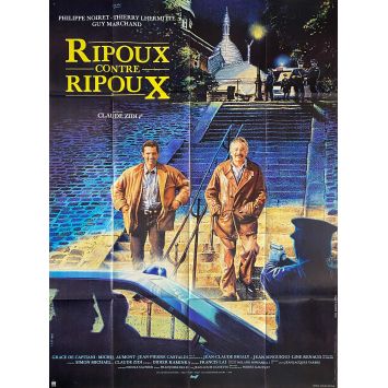 MY NEW PARTNER IN THE RACES French Movie Poster- 47x63 in. - 1990 - Claude Zidi, Philippe Noiret