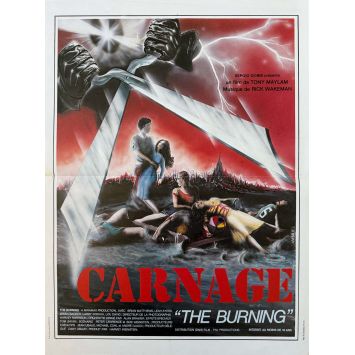 CARNAGE Affiche de film- 40x54 cm. - 1981 - Brian Matthews, Tony Maylam