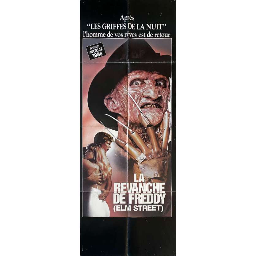 A NIGHTMARE ON ELM STREET II French Movie Poster- 23x63 in. - 1985 - Jack Sholder, Robert Englund