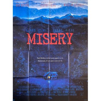 MISERY French Movie Poster- 47x63 in. - 1990 - Rob Reiner, James Caan