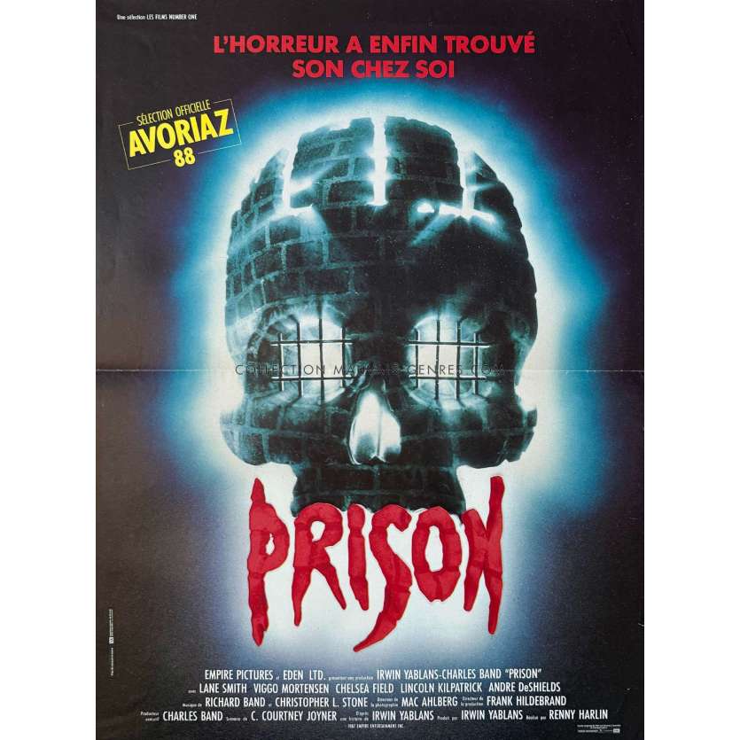 PRISON Affiche de film- 40x54 cm. - 1987 - Viggo Mortensen, Renny Harlin