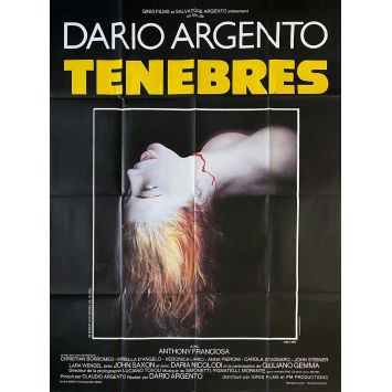 TENEBRAE French Movie Poster- 47x63 in. - 1982 - Dario Argento, John Saxon