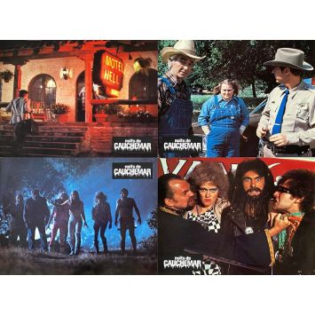 MOTEL HELL French Lobby Cards x4 - 9x12 in. - 1980 - Kevin Connor, Rory Calhoun