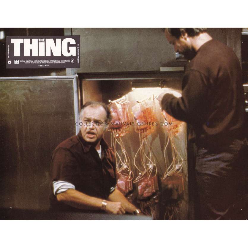 THE THING Original Lobby Card N09 - 9x12 in. - 1982 - John Carpenter, Kurt Russel