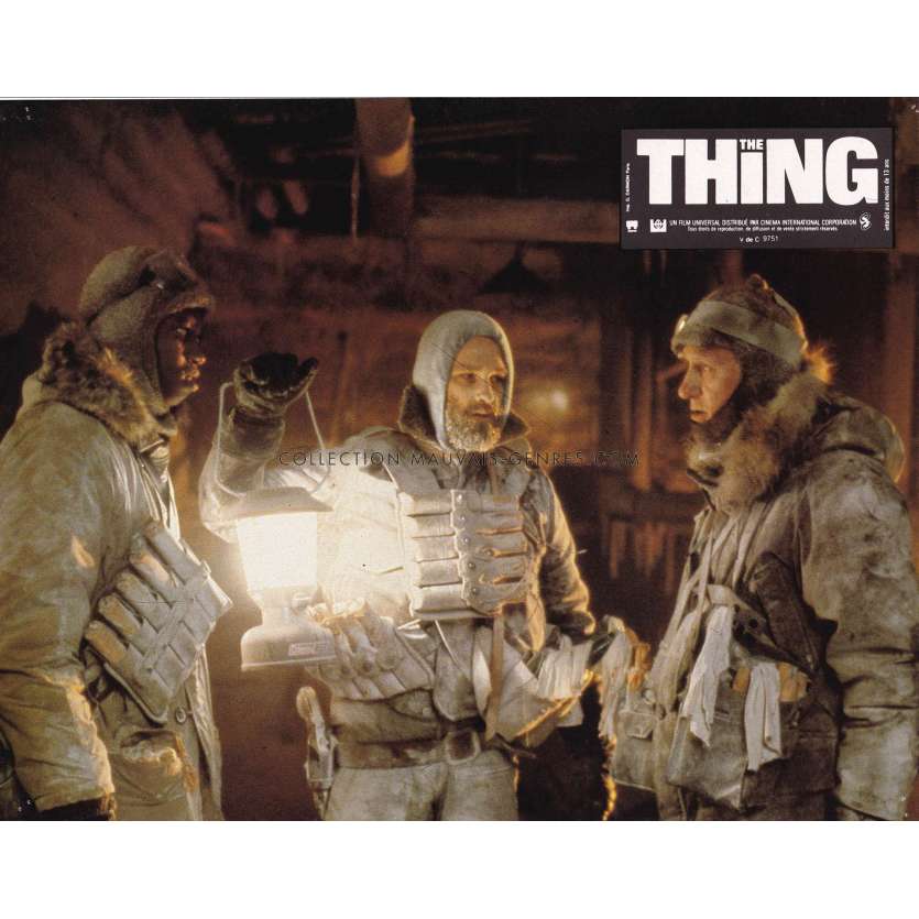 THE THING Original Lobby Card N02 - 9x12 in. - 1982 - John Carpenter, Kurt Russel