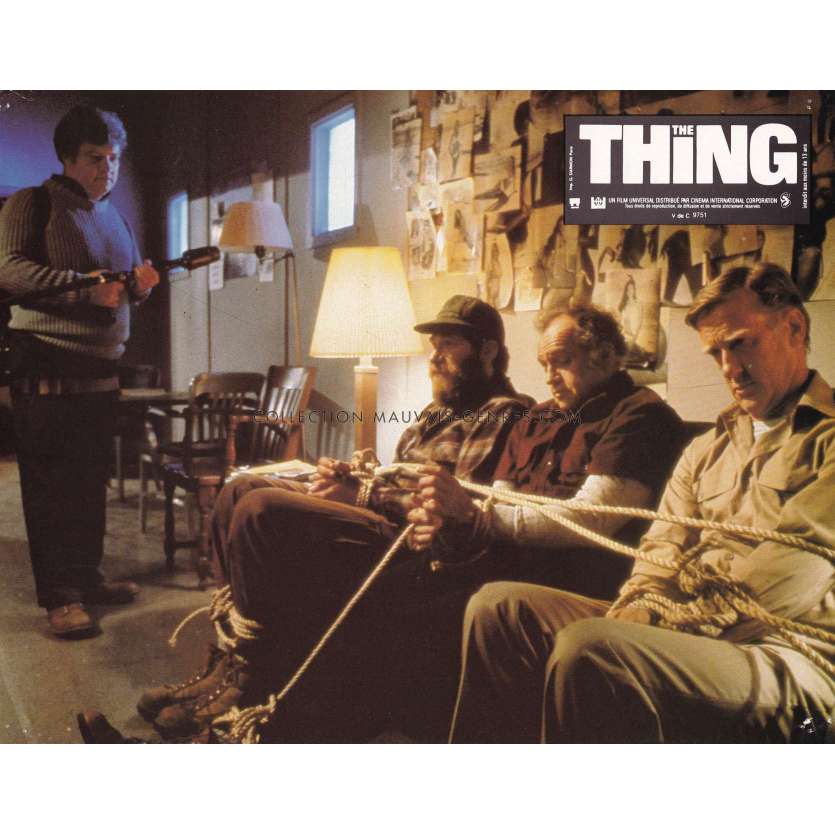 THE THING Photo de film N03 - 21x30 cm. - 1982 - Kurt Russel, John Carpenter