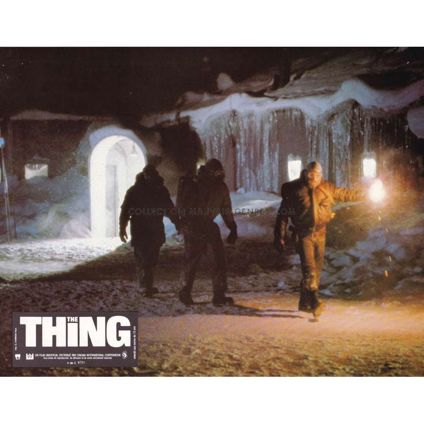 THE THING Original Lobby Card N04 - 9x12 in. - 1982 - John Carpenter, Kurt Russel