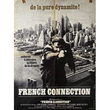 THE FRENCH CONNECTION French Movie Poster- 23x32 in. - 1971 - William Friedkin, Gene Hackman