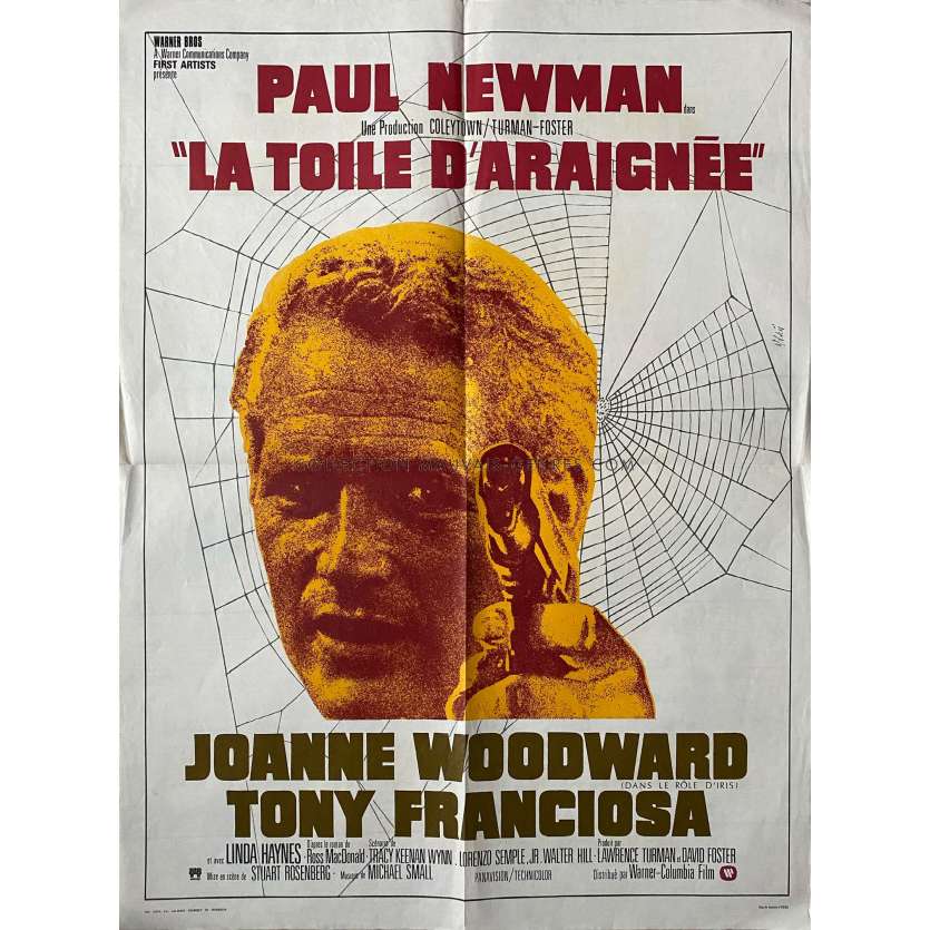 LA TOILE D'ARAIGNEE Affiche de film- 60x80 cm. - 1975 - Paul Newman, Stuart Rosenberg