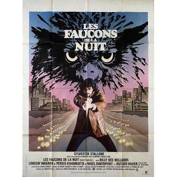 LES FAUCONS DE LA NUIT Affiche de film- 120x160 cm. - 1981 - Rutger Hauer, Sylvester Stallone