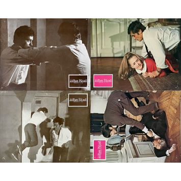 FAREWELL FRIEND French Lobby Cards x4 - 9x12 in. - 1968 - Jean Herman, Alain Delon