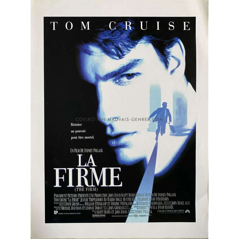 LA FIRME Synopsis 2 pages. - 21x30 cm. - 1993 - Tom Cruise, Sydney Pollack