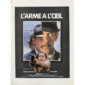 L'ARME A L'OEIL Synopsis 2 pages. - 24x30 cm. - 1981 - Donald Sutherland, Richard Marquand