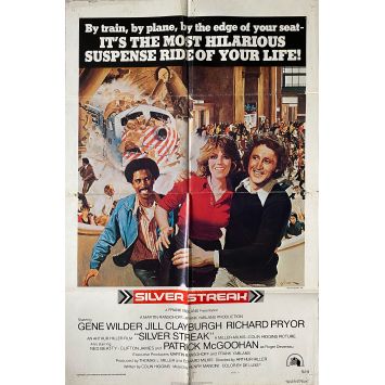 SILVER STREAK U.S Movie Poster- 27x41 in. - 1976 - Arthur Hiller, Gene Wilder