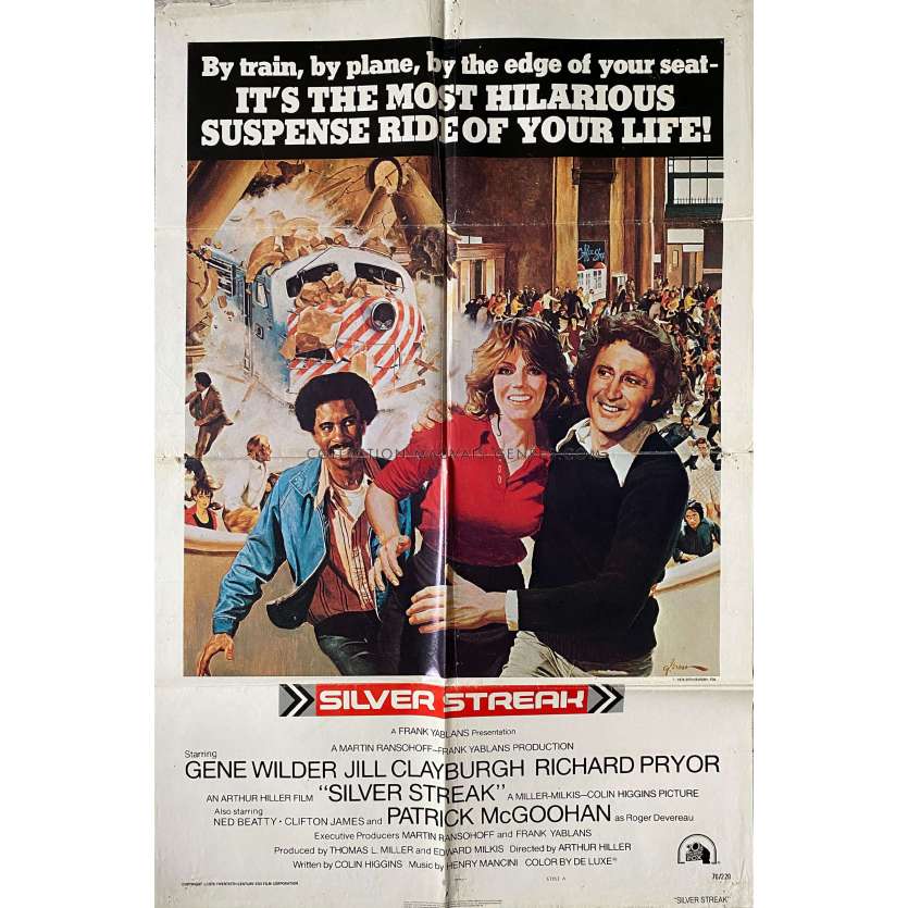 TRANSAMERICA EXPRESS Affiche de film- 69x104 cm. - 1976 - Gene Wilder, Arthur Hiller