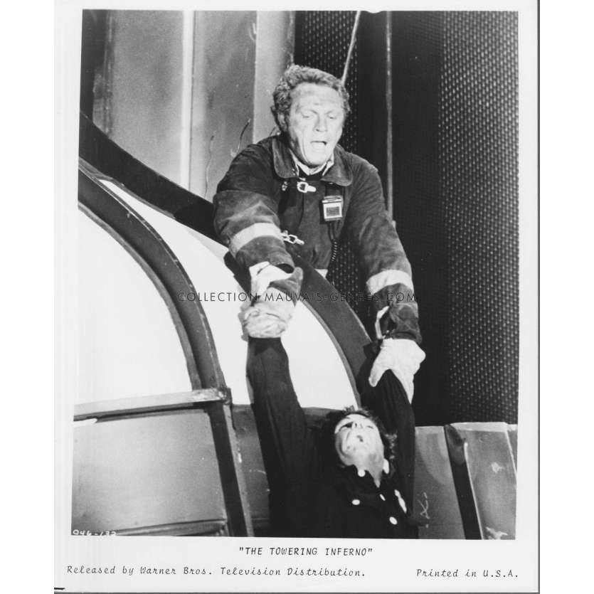 THE TOWERING INFERNO U.S TV Still 046-132 - 8x10 in. - 1974/R1980 - John Guillermin, Steve McQueen