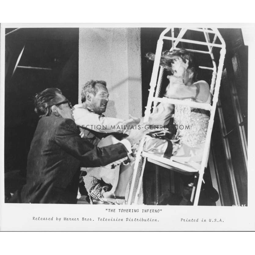 THE TOWERING INFERNO U.S TV Still 046-95 - 8x10 in. - 1974/R1980 - John Guillermin, Steve McQueen