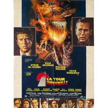 LA TOUR INFERNALE Affiche de film- 60x80 cm. - 1974 - Steve McQueen, John Guillermin