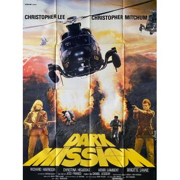 DARK MISSION Affiche de film- 120x160 cm. - 1988 - Christopher Lee, Jesus Franco