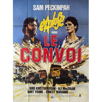 CONVOY French Movie Poster- 47x63 in. - 1978 - Sam Peckinpah, Kris Kristofferson