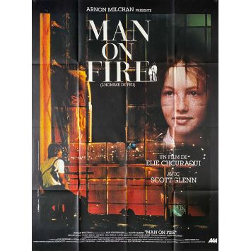 MAN ON FIRE French Movie Poster- 47x63 in. - 2004 - Tony Scott, Denzel Washington