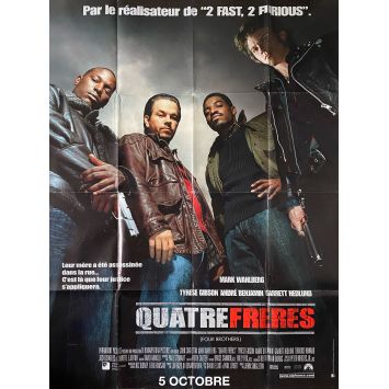 FOUR BROTHERS French Movie Poster- 47x63 in. - 2005 - John Singleton, Mark Wahlberg