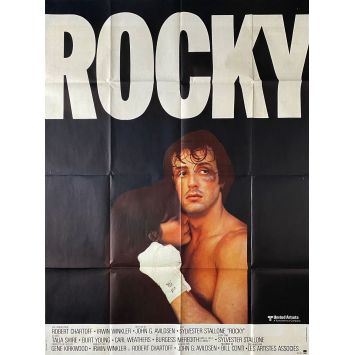 ROCKY Affiche de film- 120x160 cm. - 1976 - Sylvester Stallone, John G. Avildsen