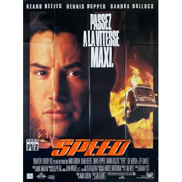 SPEED Affiche de film- 120x160 cm. - 1994 - Keanu Reeves, Jan De Bont