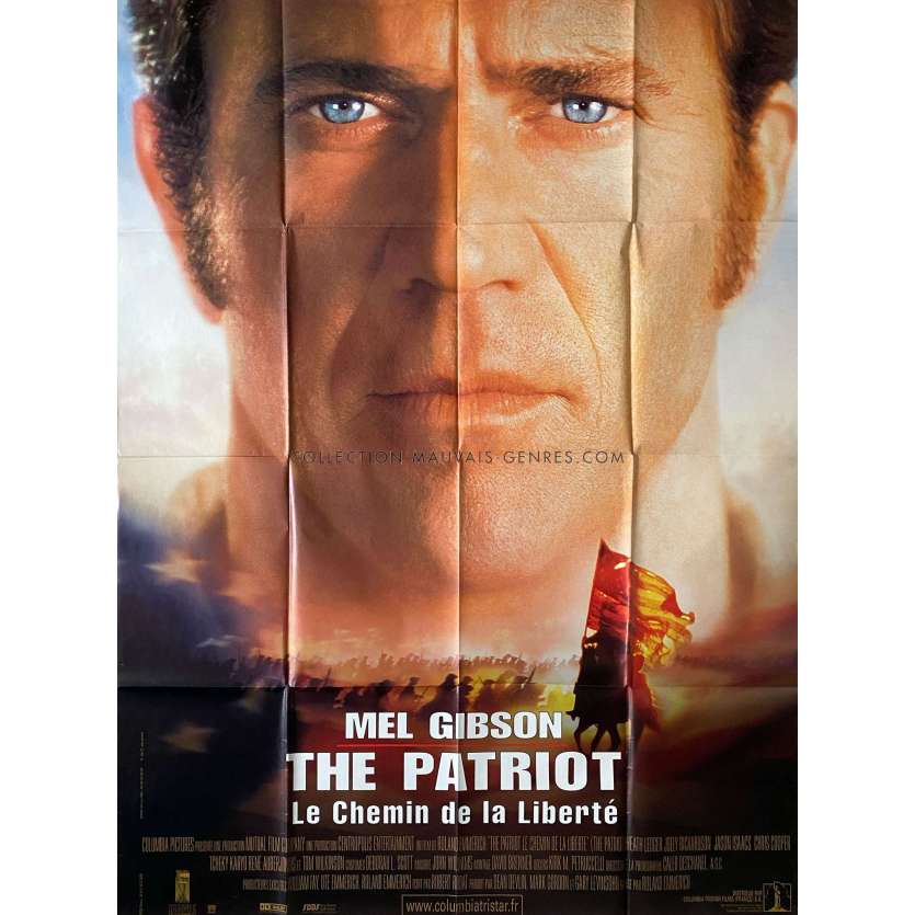 THE PATRIOT Affiche de film- 120x160 cm. - 2000 - Mel Gibson, Roland Emmerich