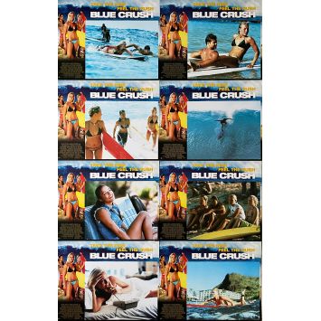 BLUE CRUSH U.S Lobby Cards x8 - 11x14 in. - 2002 - John Stockwell, Kate Bosworth