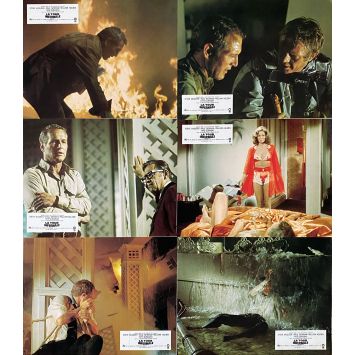 THE TOWERING INFERNO French Lobby Cards x6 - 9x12 in. - 1974 - John Guillermin, Steve McQueen