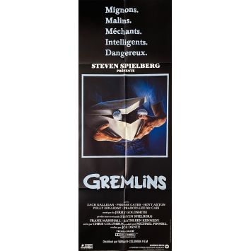 GREMLINS Affiche de film- 60x160 cm. - 1984 - Zach Galligan, Joe Dante