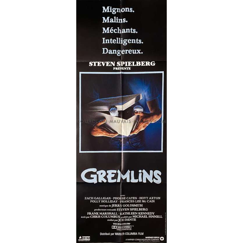 GREMLINS Affiche de film- 60x160 cm. - 1984 - Zach Galligan, Joe Dante