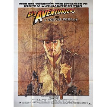 INDIANA JONES - LES AVENTURIERS DE L'ARCHE PERDUE Affiche de film- 120x160 cm. - 1981 - Harrison Ford, Steven Spielberg