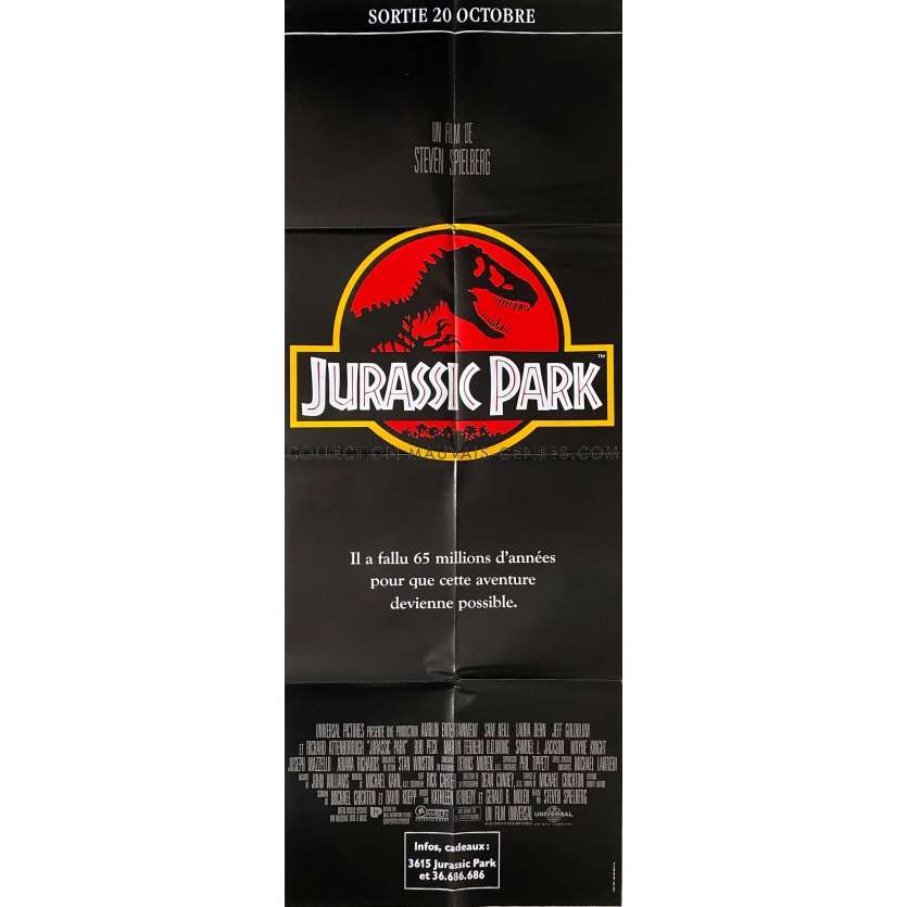 JURASSIC PARK Affiche de film- 60x160 cm. - 1993 - Sam Neil, Steven Spielberg