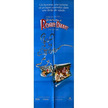 QUI VEUT LA PEAU DE ROGER RABBIT Affiche de film Style A - 60x160 cm. - 1988 - Bob Hoskins, Robert Zemeckis