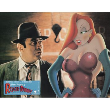 QUI VEUT LA PEAU DE ROGER RABBIT Photo de film N08 - 22x28 cm. - 1988 - Bob Hoskins, Robert Zemeckis