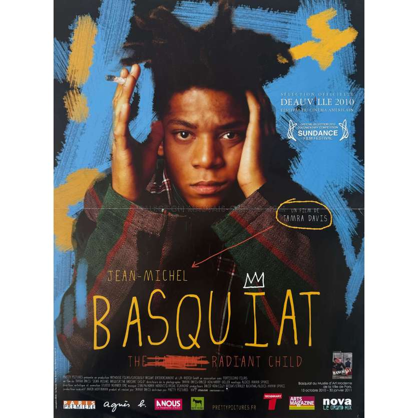 BASQUIAT Affiche de film- 40x54 cm. - 1996 - David Bowie, Julian Schnabel