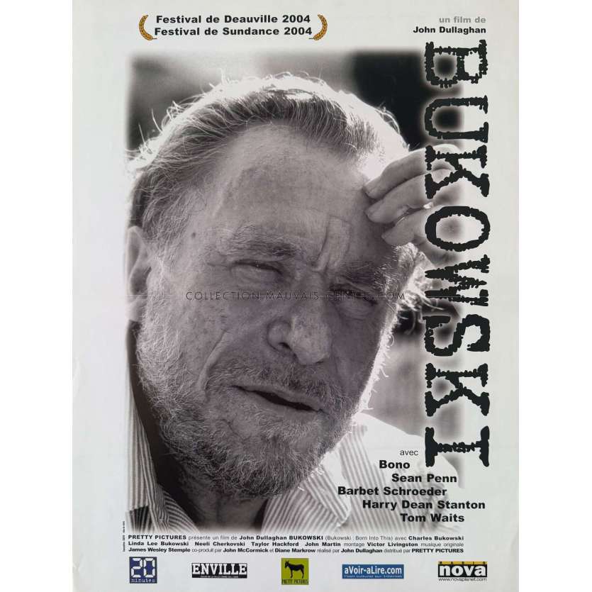 BUKOWSKI: BORN INTO THIS French Movie Poster- 15x21 in. - 2003 - John Dullaghan, Charles Bukowski