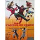 LES 7 FAUVES DE CHINE Affiche de film- 120x160 cm. - 1972 - Sze-sze Ho, Tien-Hao Hsu