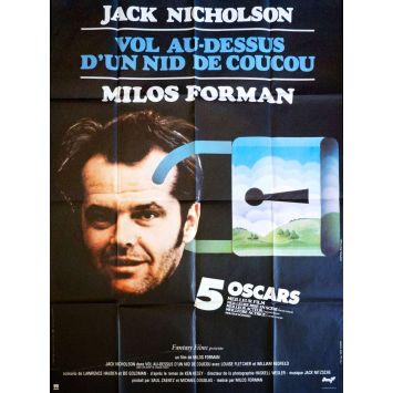 ONE FLEW OVER THE CUCKOO'S NEST French Movie Poster47x63 - 1975 - Milos Forman, Jack Nicholson