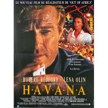 HAVANA Affiche de film- 40x54 cm. - 1990 - Sydney Pollack, Robert Redford