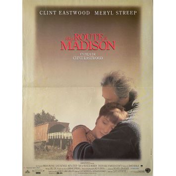 SUR LA ROUTE DE MADISON Affiche de film 1ere sortie. - 40x54 cm. - 1995 - Clint Eastwood, Meryl Streep