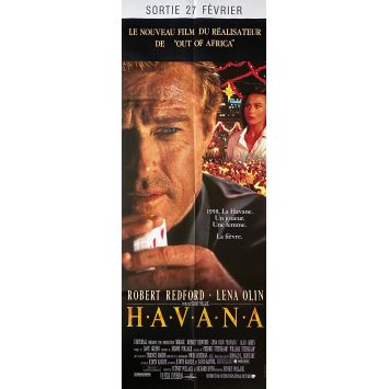 HAVANA French Movie Poster- 23x63 in. - 1990 - Sydney Pollack, Robert Redford