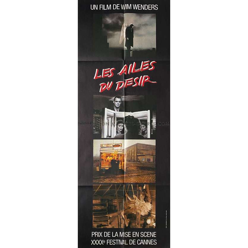 LES AILES DU DESIR Affiche de film- 60x160 cm. - 1987 - Wim Wenders, Bruno Ganz