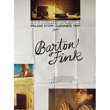 BARTON FINK Affiche de film- 120x160 cm. - 1991 - Joel Coen, John Turturro