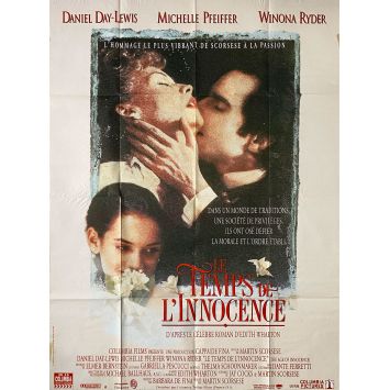 LE TEMPS DE L'INNOCENCE Affiche de film- 120x160 cm. - 1993 - Martin Scorsese, Daniel Day Lewis