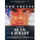 BORN ON A FOURTH OF JULY French Movie Poster- 47x63 in. - 1989 - Oliver Stone, Tom Cruise