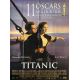 TITANIC French Movie Poster Oscars style. - 47x63 in. - 1997 - James Cameron, Leonardo DiCaprio